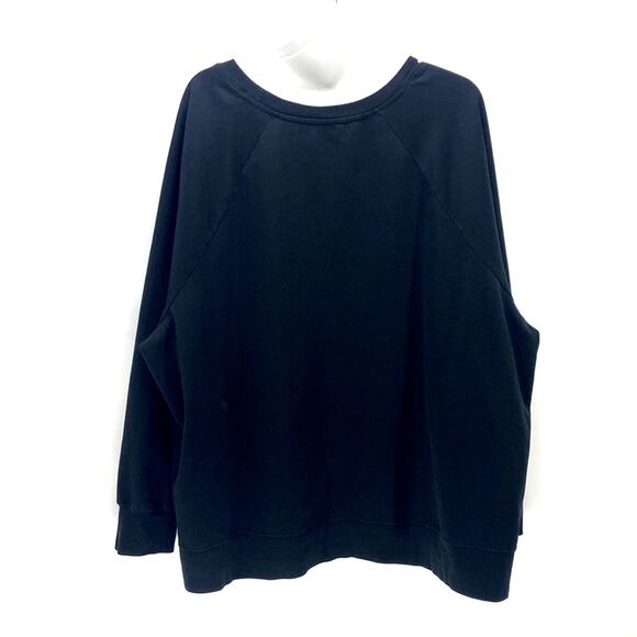 Disney Parks Black Walt Disney World 2017 Sweat Shirt sparkly oversized size 3XL - Picture 2 of 6